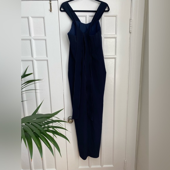 Topshop Navy Blue Formal Dress - Picture 3 of 5